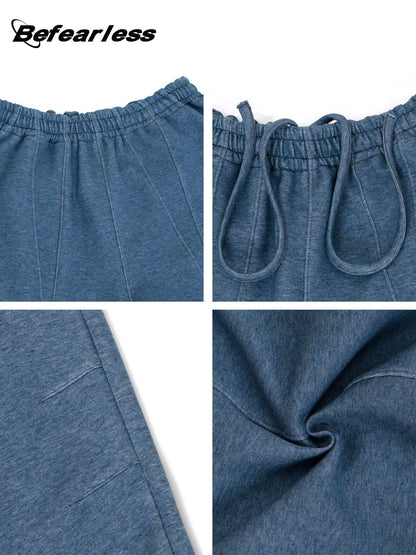 Panel Wide Leg Sweatpants WN26206