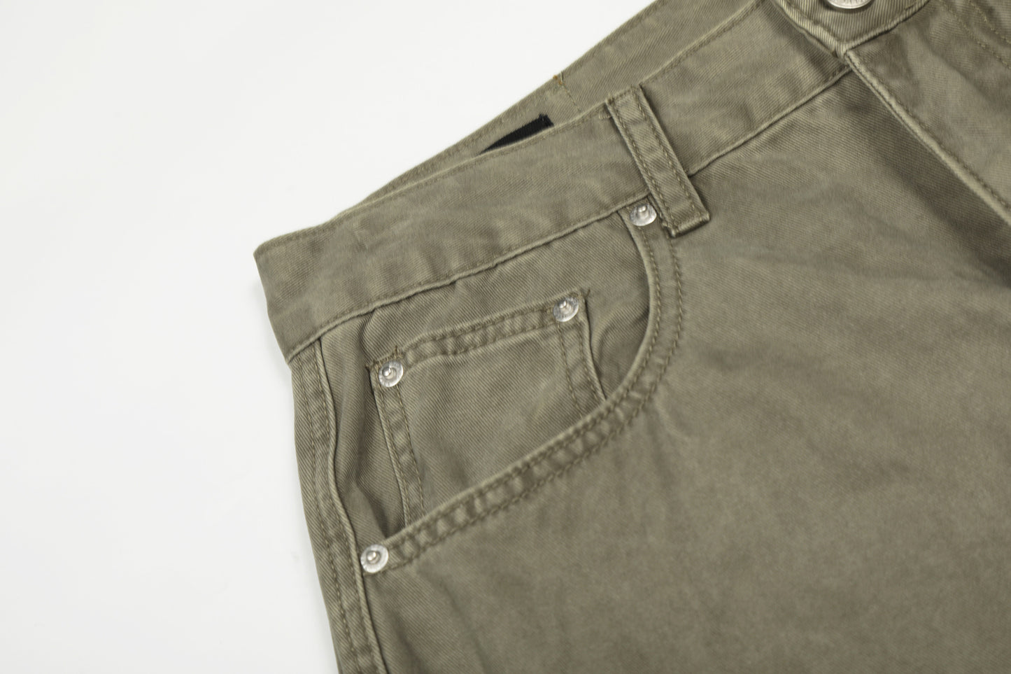 Washed Multi Pocket Curved Cargo Pants WN26016