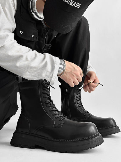 Platform Lace-Up Boots WN24535