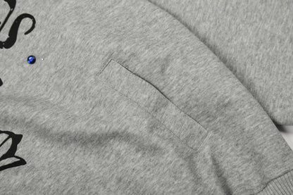 Rhinestone Cross Design Zipper Hoodie WN23057