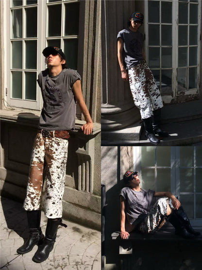 Graphic Art Print Half Pants WN19695