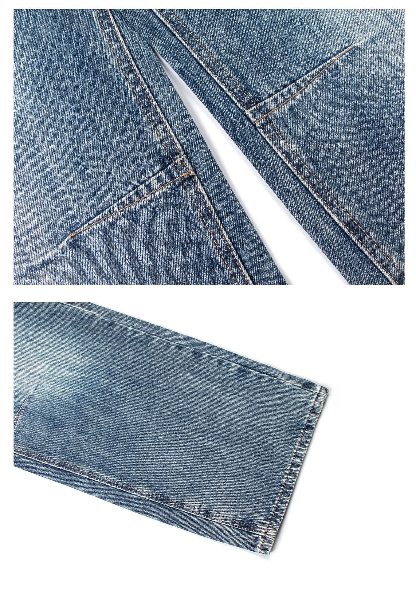Washed Baggy Straight-Leg Jeans WN26397