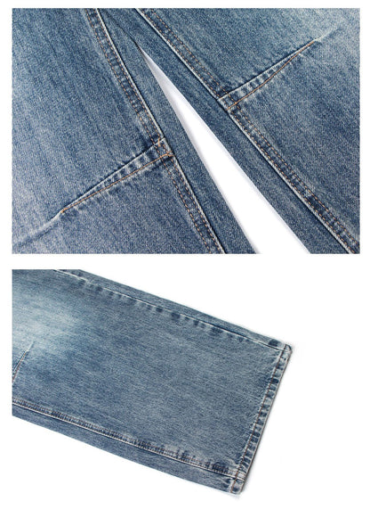 Washed Baggy Straight-Leg Jeans WN26397