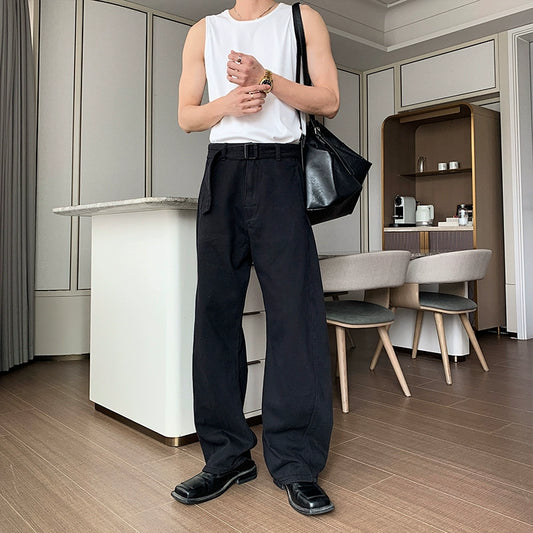 Straight Wide Leg Denim Jeans WN20401