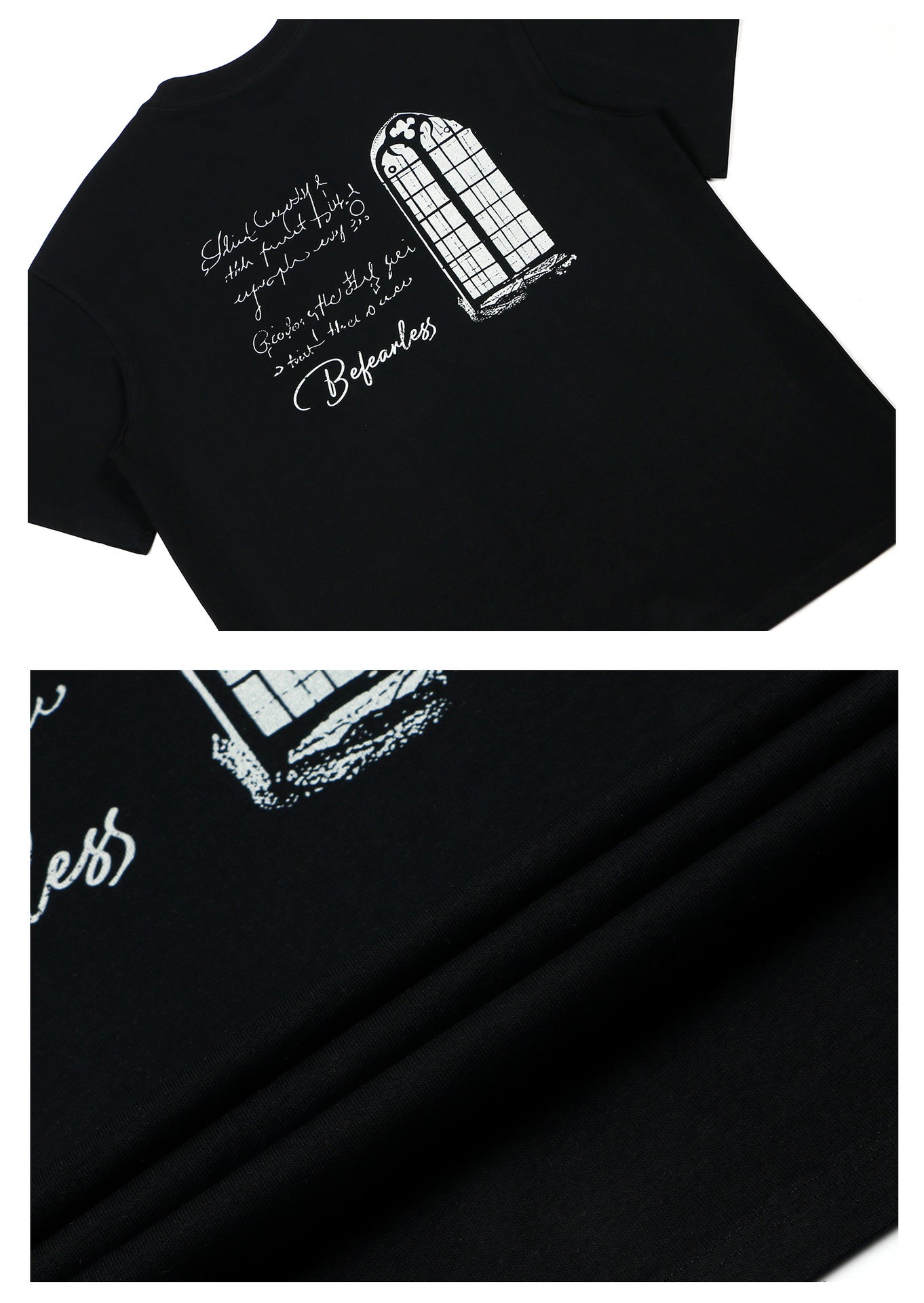 Letter Figure Graphic Oversize Short Sleeve T-Shirt WN26357
