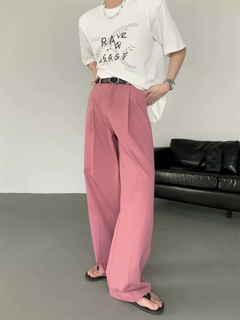 Draping Design Wide Leg Trousers WN20039