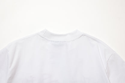 Letter Embroidery Short Sleeve T-Shirt WN25989
