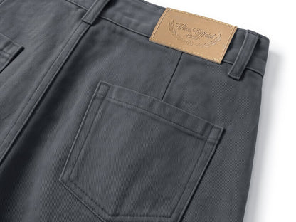 Washed Wide Leg Half Pants WN28051