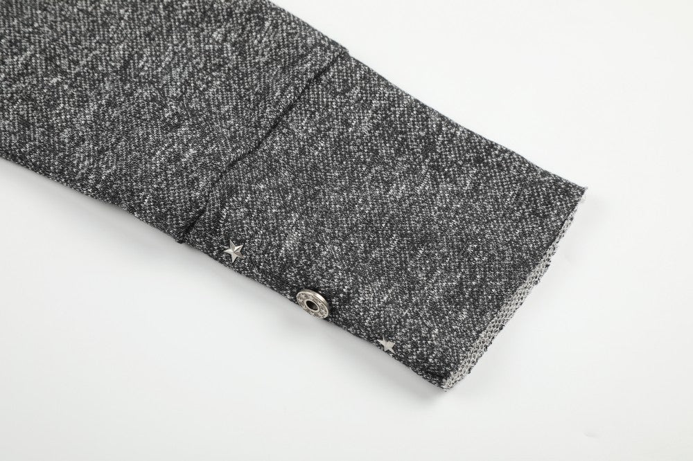 Textured Cowl Neck Hoodie WN28108