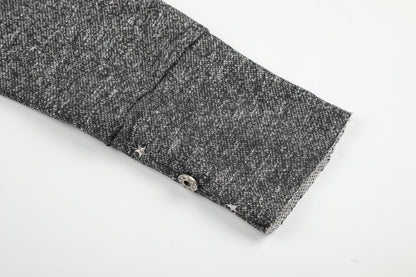 Textured Cowl Neck Hoodie WN28108
