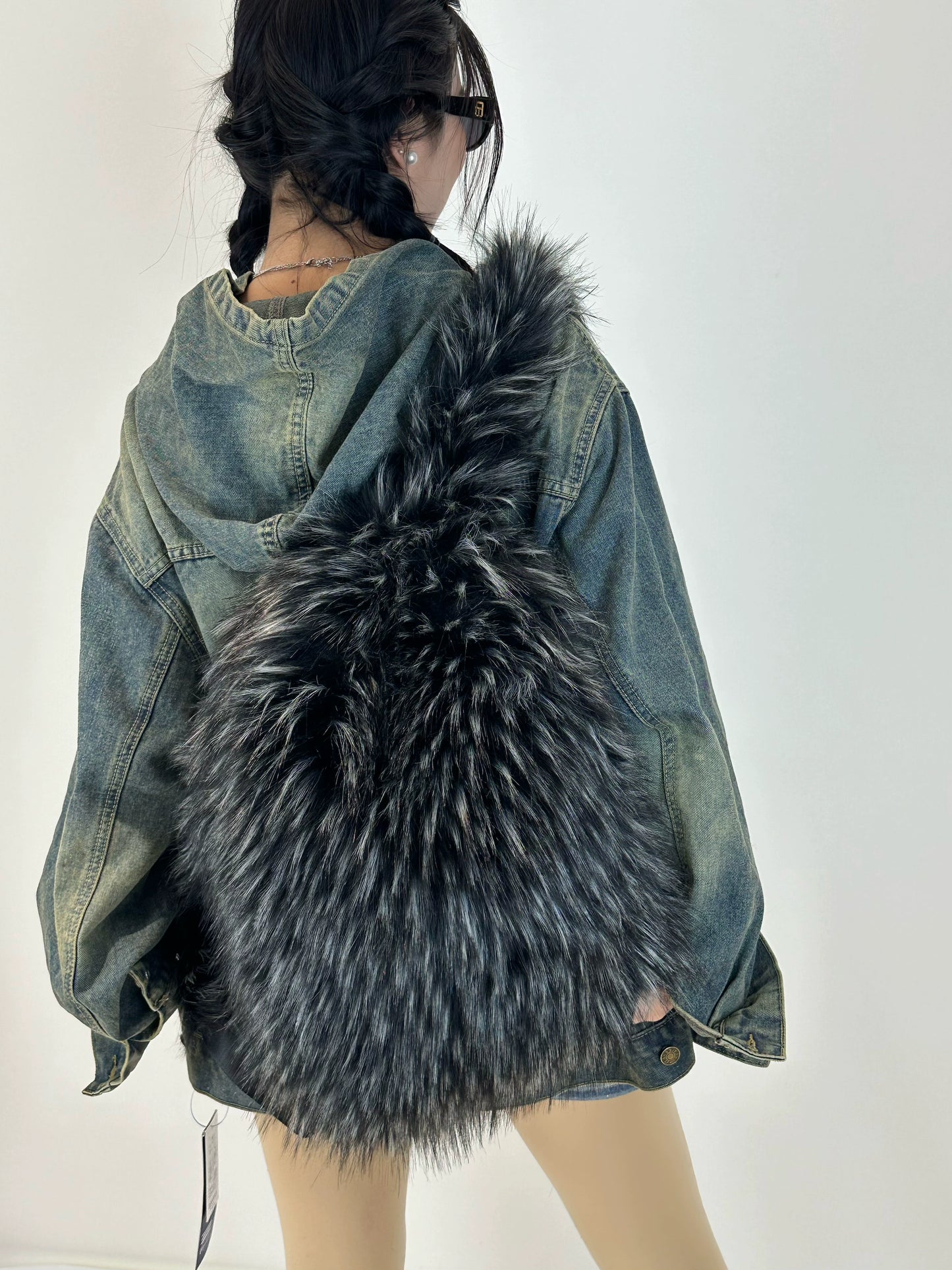 Plush Tassel Backpack WN20548-K2