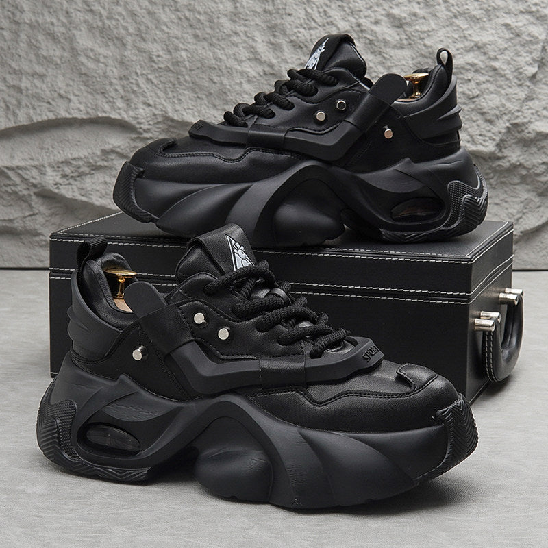 Panel Air Sole Platform Chunky Sole Sneakers WN24653
