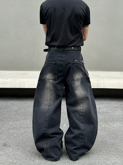 Sculpted Shape Wide Leg Denim Jeans WN19512