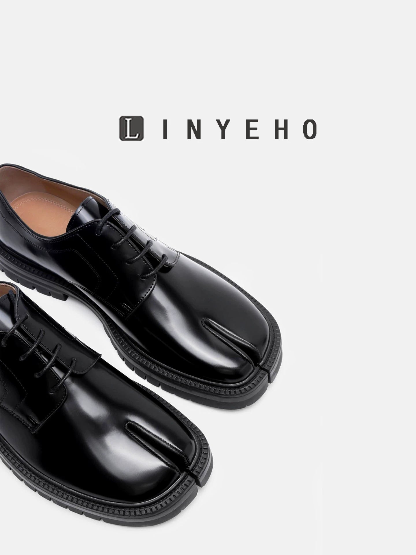 Split-Toe Platform Loafers WN20607