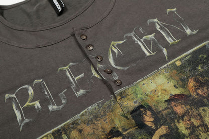 Oversize Fake Layered Long Sleeve T-Shirt WN25466