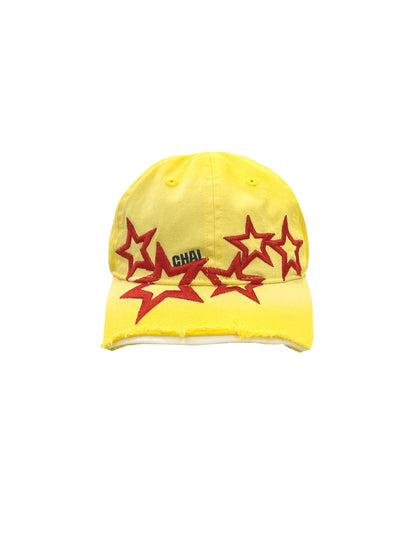 Star Embroidery Washed Baseball Cap WN19060