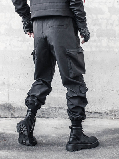 Functional Multi-Pocket Cuffed Cargo Pants WN22576