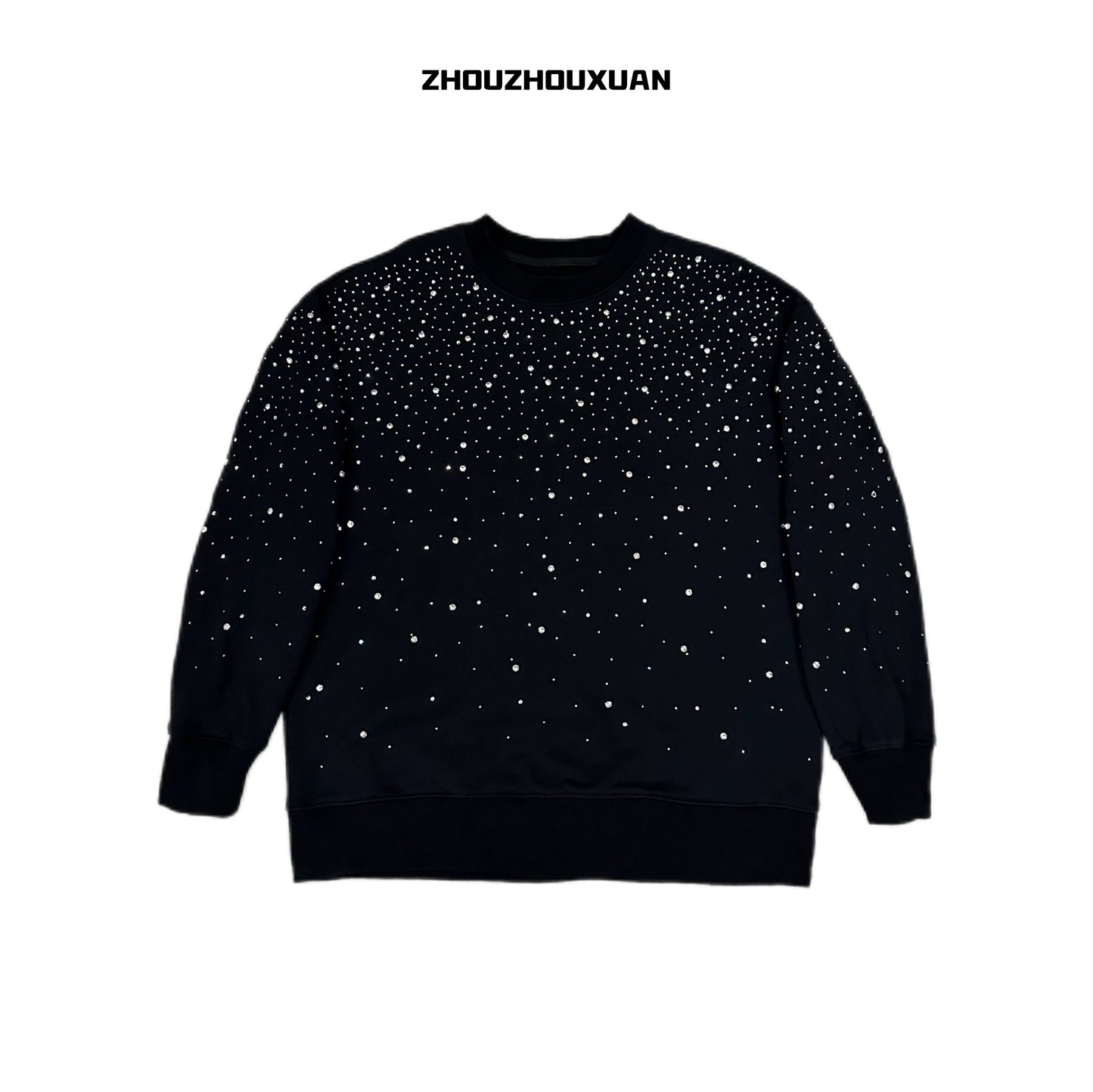 Rhinestone Starry Sky Hoodie & Long Sleeve Sweatshirt WN20720