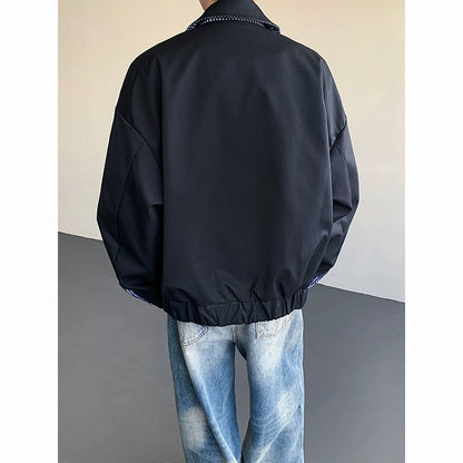 Checkered Reversible Design Jacket WN19277