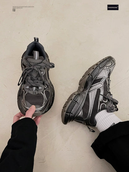 Mesh Thick Sole Sporty Sneakers WN21247