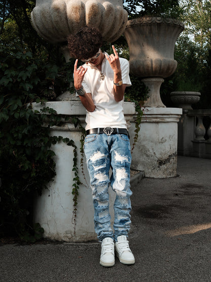 Skinny Damage Denim Jeans WN26650