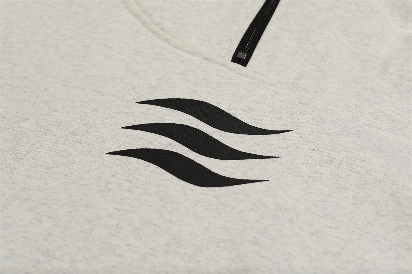 Suede Half-Zipper Pullover Hoodie WN11499