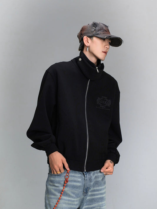 Stand Neck Zipper Jacket WN8455