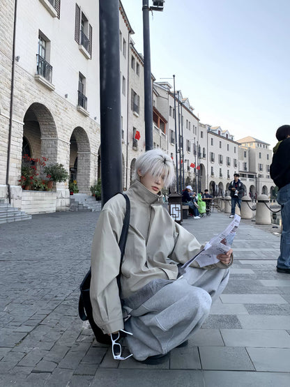 Heavyweight Stand-Neck Zipper Jacket WN19938