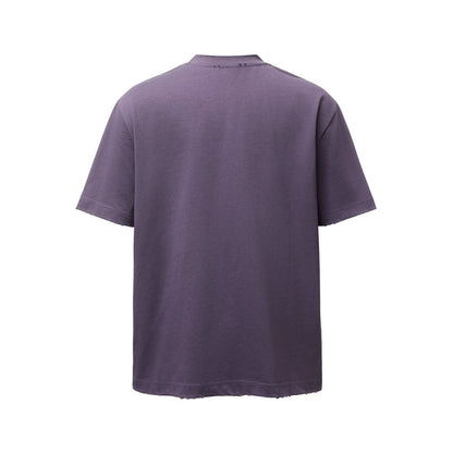 Heavyweight Washed Damage Short Sleeve T-Shirt WN25987