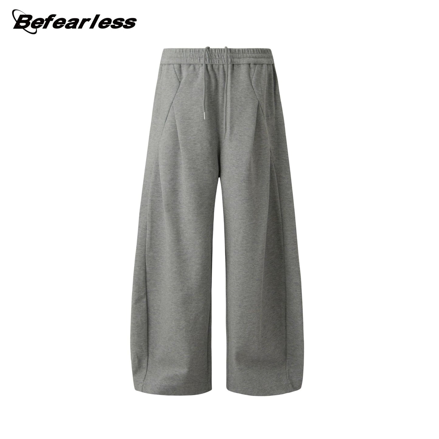 Curved Wide Leg Sweat Pants WN26409