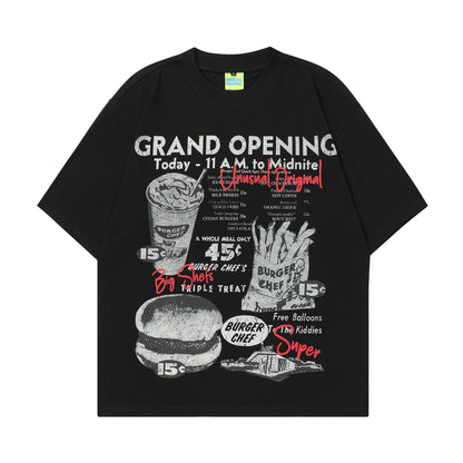 Graphic Art Print Oversize Short Sleeve T-Shirt WN25949