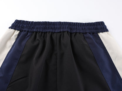 Bicolor Wide-leg Pants WN14048