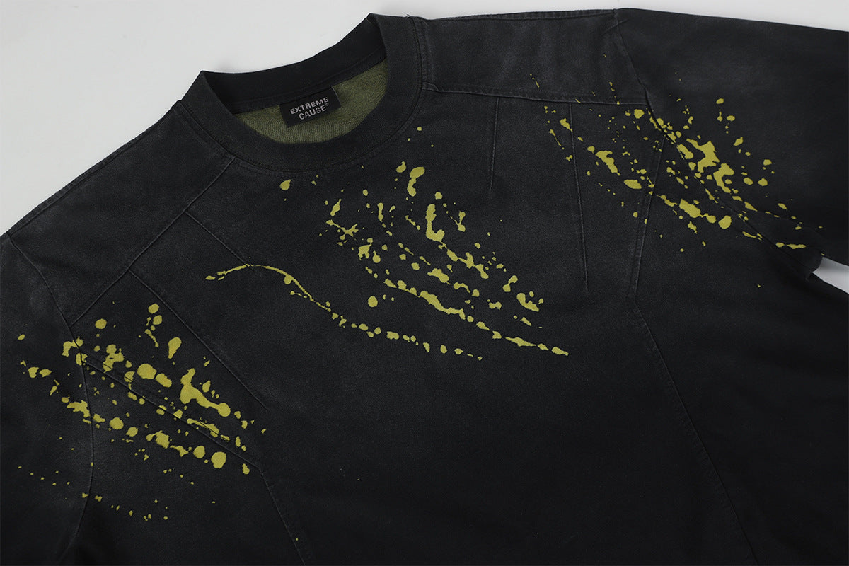 Washed Damage Long Sleeve T-Shirt WN23053