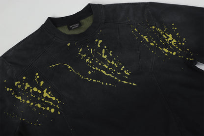 Washed Damage Long Sleeve T-Shirt WN23053