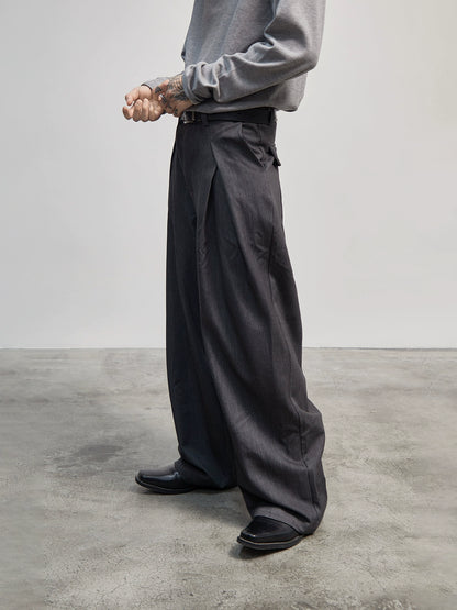Wide Leg Plain Trousers WN21186