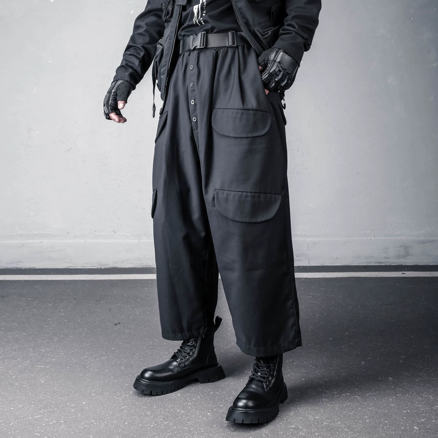 Harem Cropped Wide Leg Pants WN22480