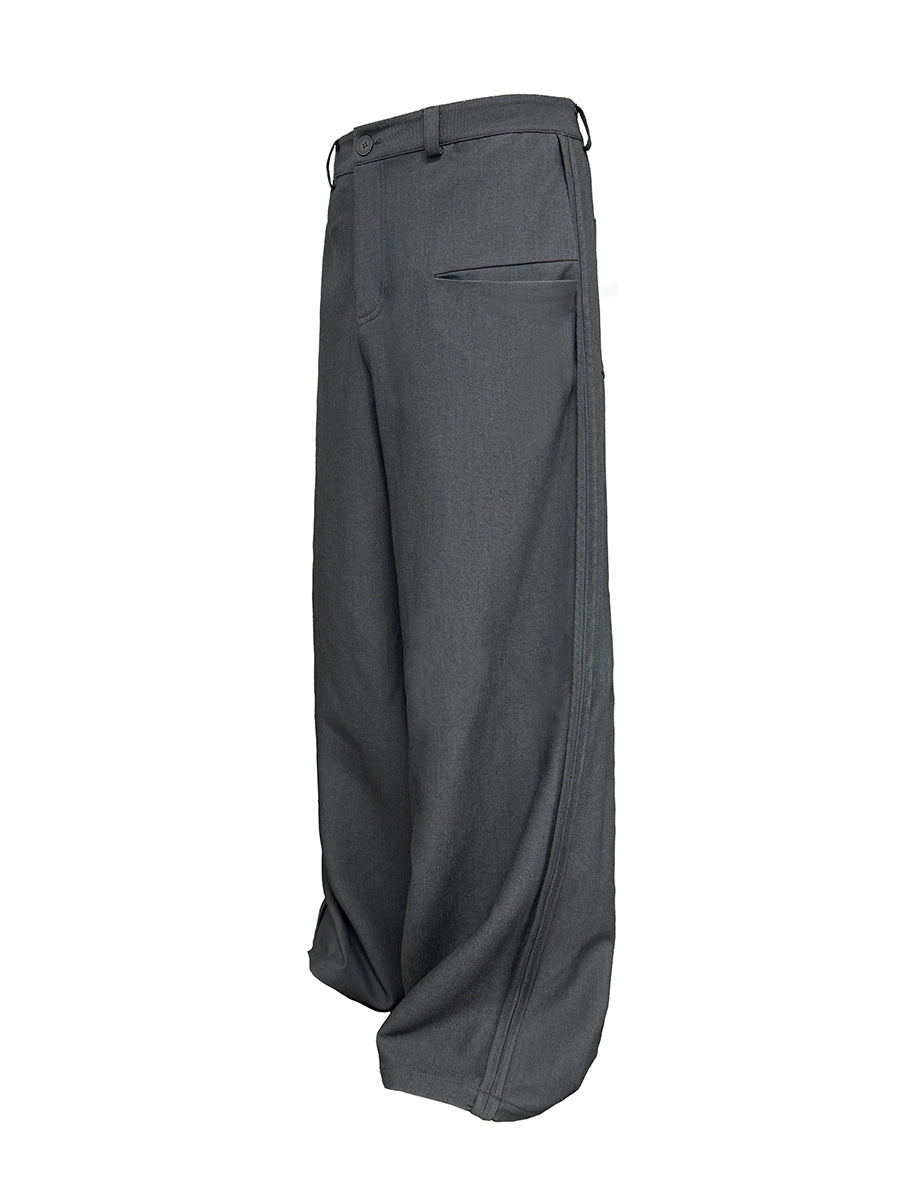 Baggy Style Wide Leg Trousers WN8521