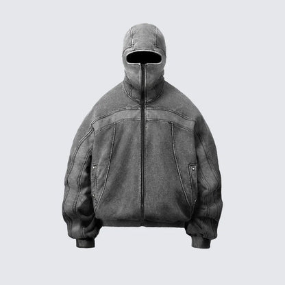 Eye-Opening Oversize Zipper Hoodie WN27936