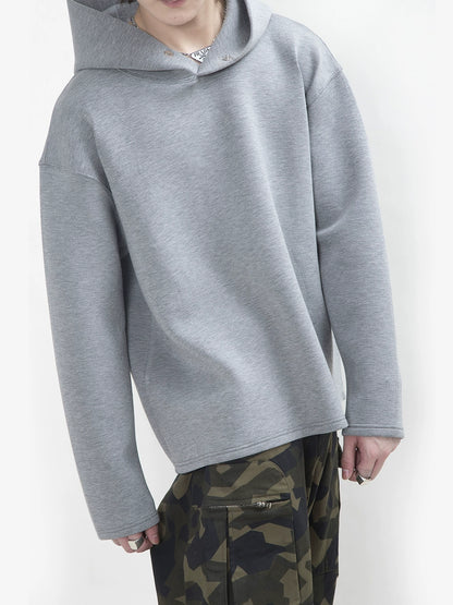 Plain Pullover Hoodie WN9375