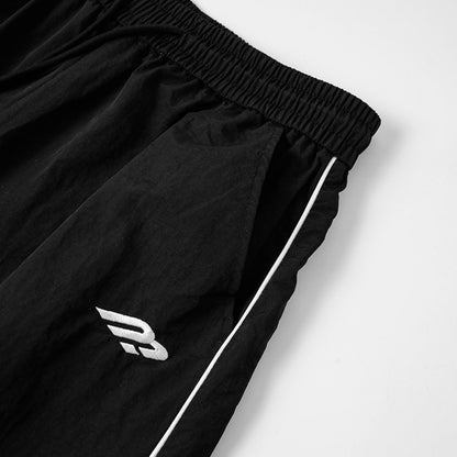 Drawstring Side Stripe Wide Leg Sporty Pants WN27792