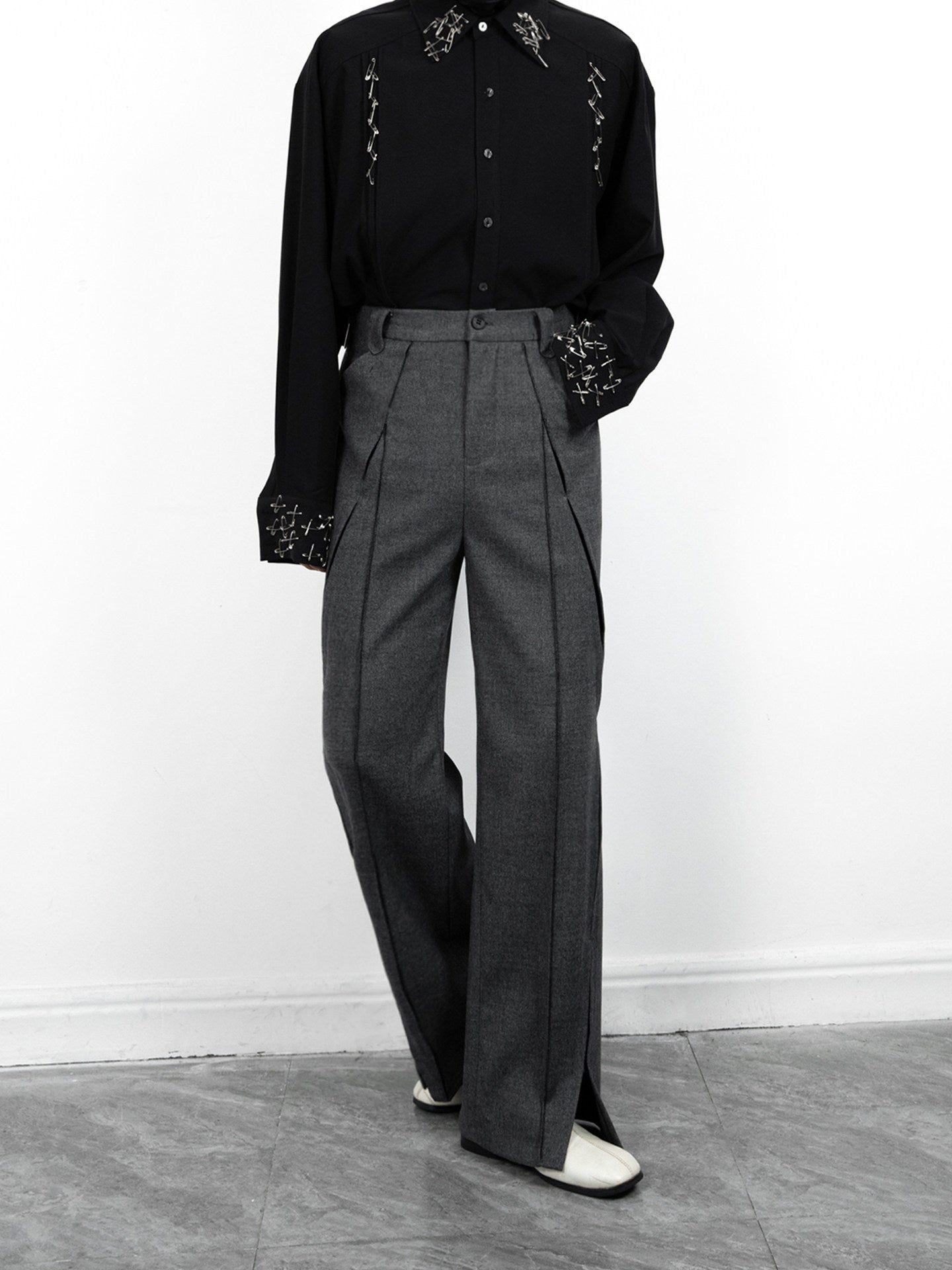 Seam Panel Flare Trousers WN23628