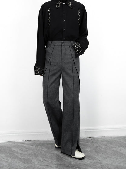 Seam Panel Flare Trousers WN23628