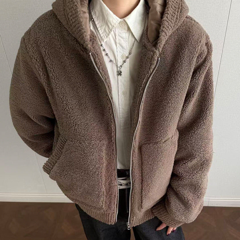 Hooded Boa Puffer Jacket WN21926