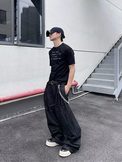 Raw Wash Wide Leg Denim Jeans WN18812