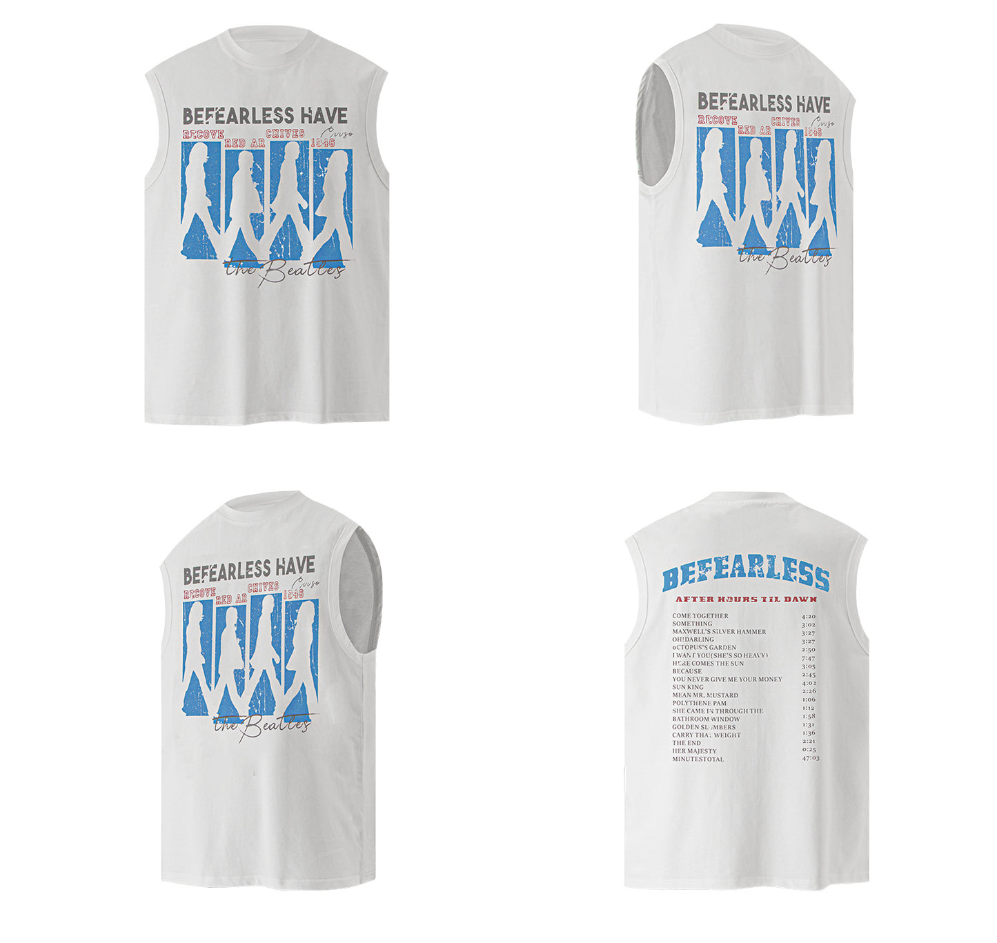 Washed Graphic Letter Sleeveless T-Shirt WN26171