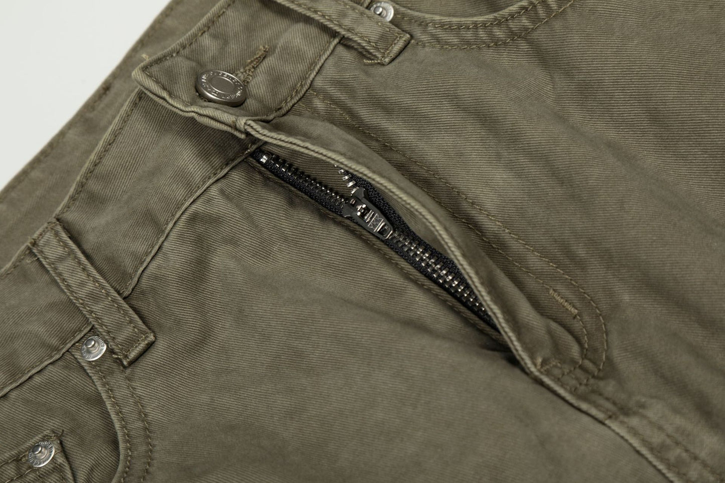 Washed Multi Pocket Curved Cargo Pants WN26016