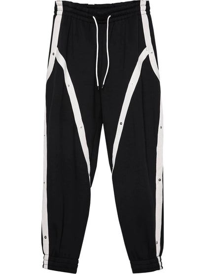 Colorblock Wide Leg Cuffed Pants WN22387