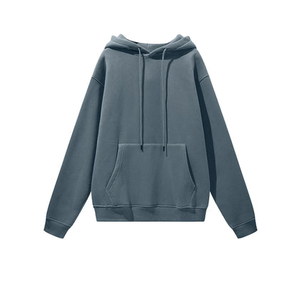 Fleece Lining Pullover Hoodie & Sweatpants Setup WN23117