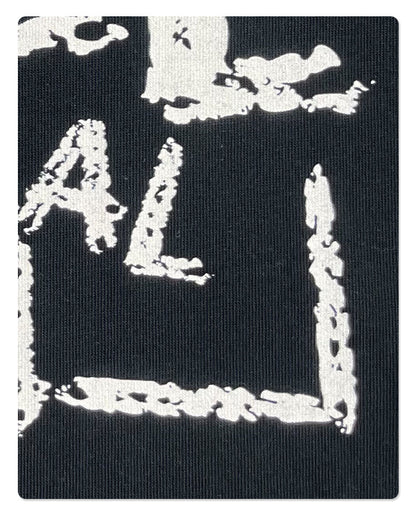 Fake Layered Print Oversize Round Neck Long Sleeve T-Shirt WN10000