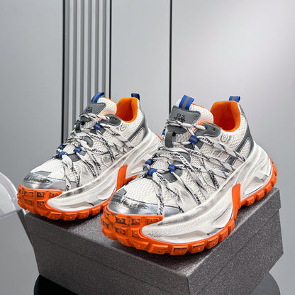 Mesh Rope Lace Chunky Sole Sneakers WN24677